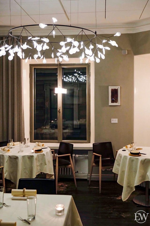 Elegant dining space in Ravintola Olo, perfect for upscale events and gatherings.
