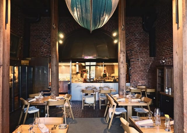 Nokka Chef Table in Ravintola Nokka, inviting restaurant for culinary events and private dining.