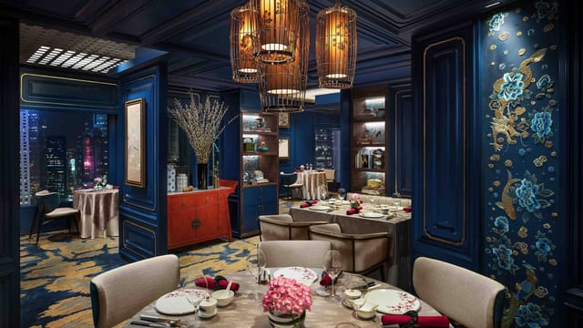 The Connaught Room, luxury dining space in Hong Kong for upscale events and meetings.