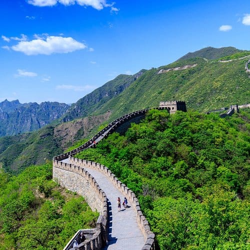 Great Wall of China in Beijing Zoo; scenic venue for outdoor corporate events.