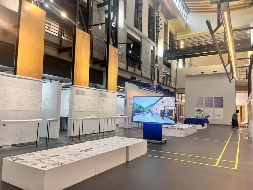 Modern exhibition hall at Central Academy of Fine Arts for professional events.