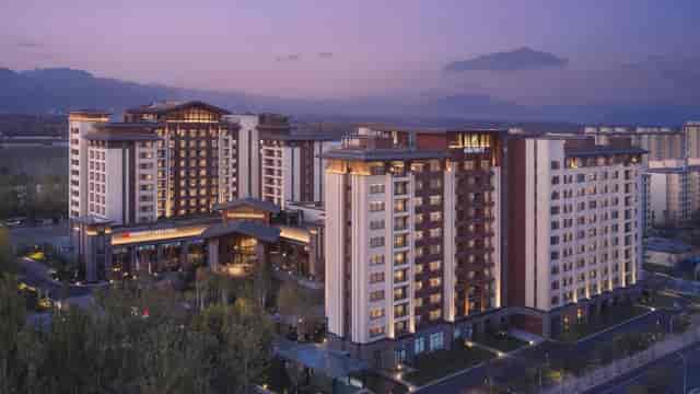 Beijing Marriott Hotel Yanqing Conference Hall, modern venue for meetings and events.