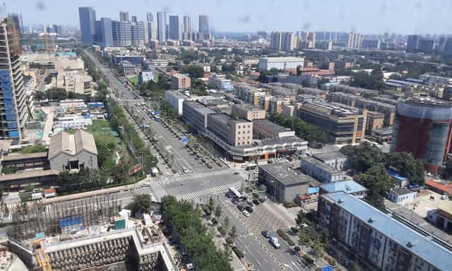 Meeting Room view in Hilton Beijing Tongzhou, ideal for large urban events and conferences.