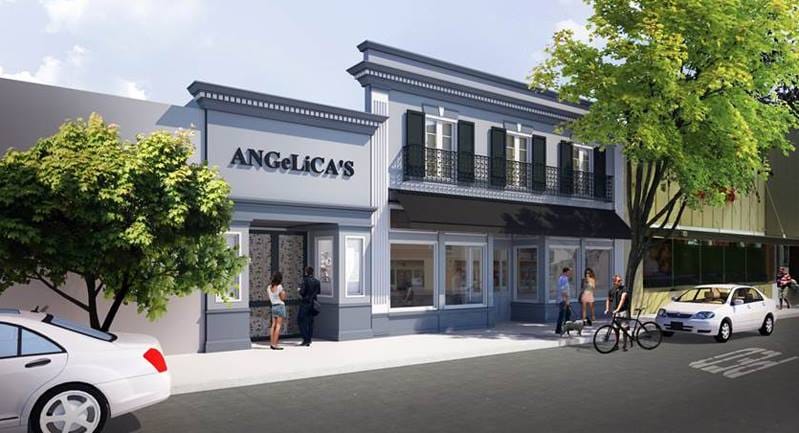 Charming Angelica's restaurant with historic architecture, ideal for events and gatherings.