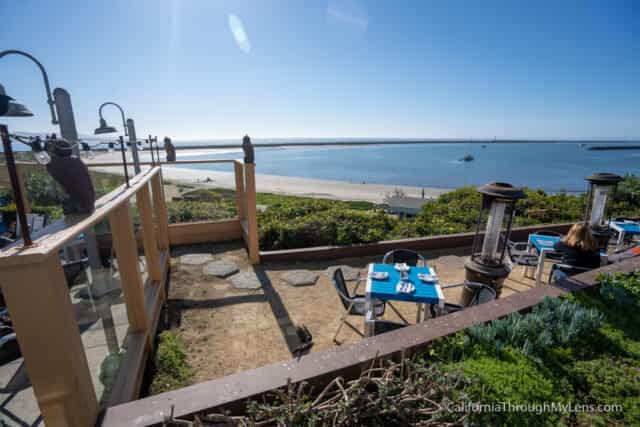 Beautiful North Patio at Sam's Chowder House for outdoor events and meetings.