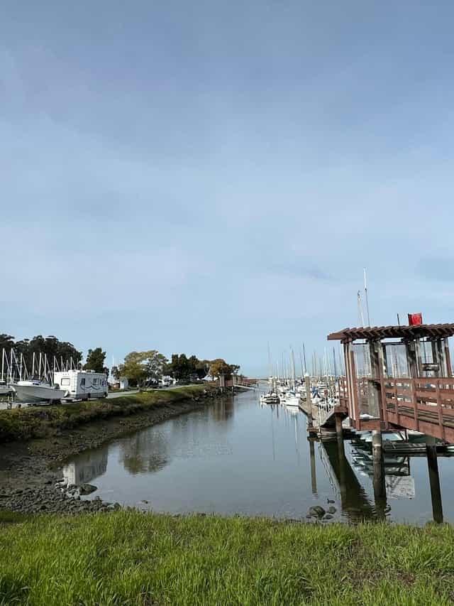 Downstairs Regatta Room at Coyote Point Yacht Club, perfect for corporate retreats and networking.