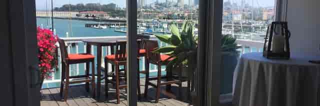 Golden Gate Club outdoor deck with skyline views for networking events and receptions