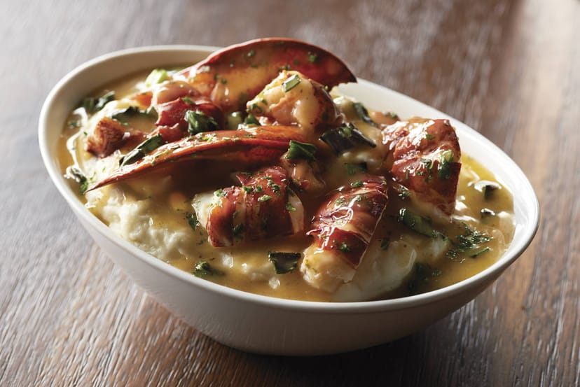 Upscale lobster and shrimp dish at Mastro's Steakhouse for fine dining events.