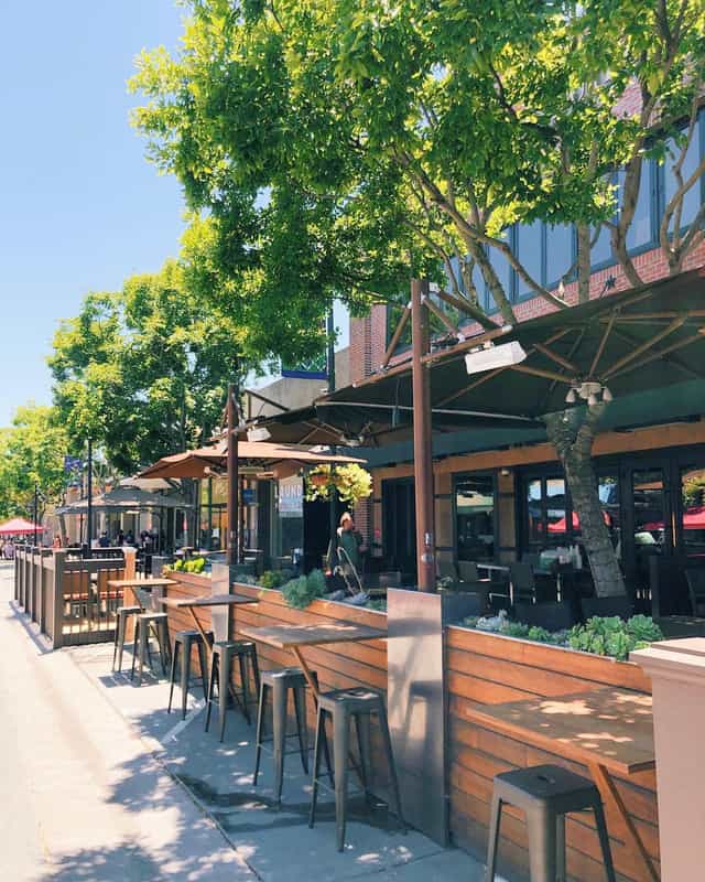 Outdoor dining at Bar in Town San Carlos, perfect for casual gatherings and events.