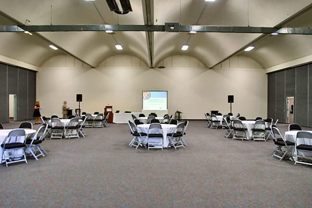 Cypress Hall meeting room in San Mateo, perfect for conferences and banquets.