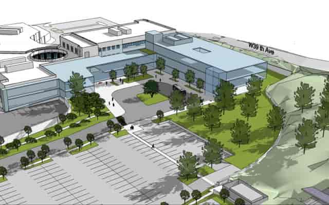 Modern San Mateo event venue with spacious outdoor areas for meetings and gatherings.