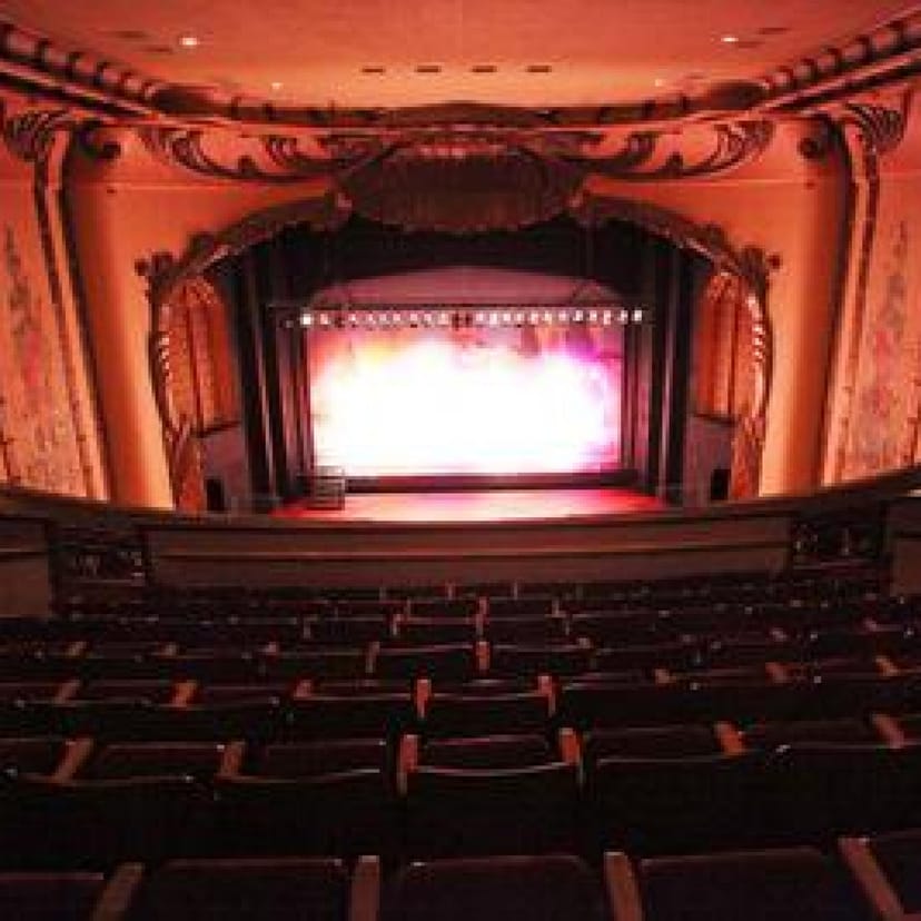 Elegant theater stage at Club Fox, perfect for memorable performances and events.