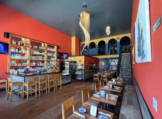 Vibrant La Fonda Restaurant & Bar, ideal for cocktail receptions and intimate gatherings.