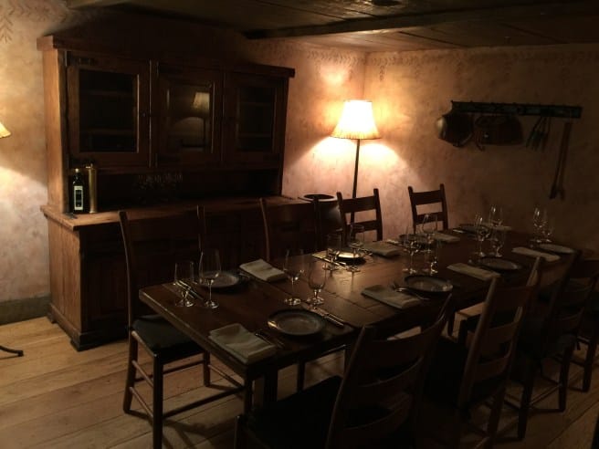 Cozy dining room at Kokkari Estiatorio, perfect for private events and gatherings.