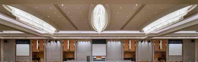 Crown Grand Ballroom at Crowne Plaza Beijing, elegant venue for conferences and events.