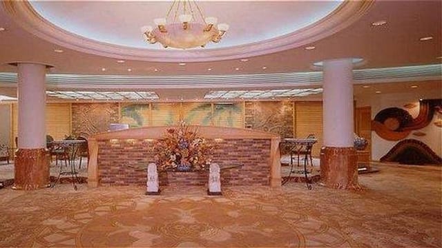 Elegant banquet hall in Beijing Friendship Hotel, ideal for corporate events and social gatherings.