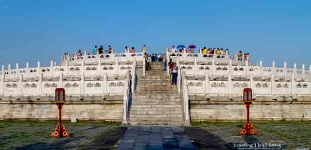 Circular Mound Altar, a grand outdoor venue for unique historical events and gatherings.