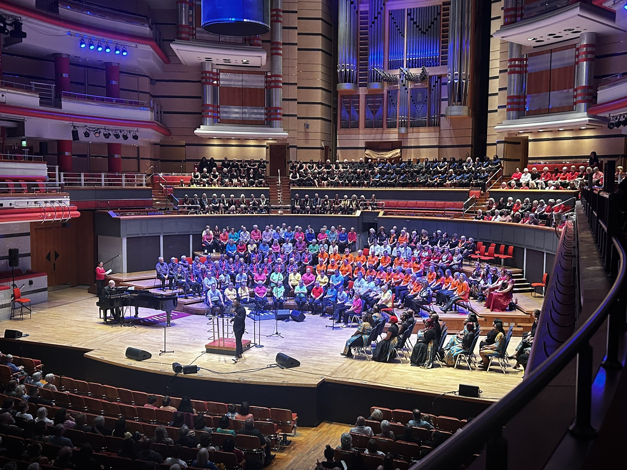 Symphony Hall concert venue with vibrant lighting for impactful performances and events. - Banner