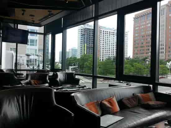 Seaport District fromt the bar ...