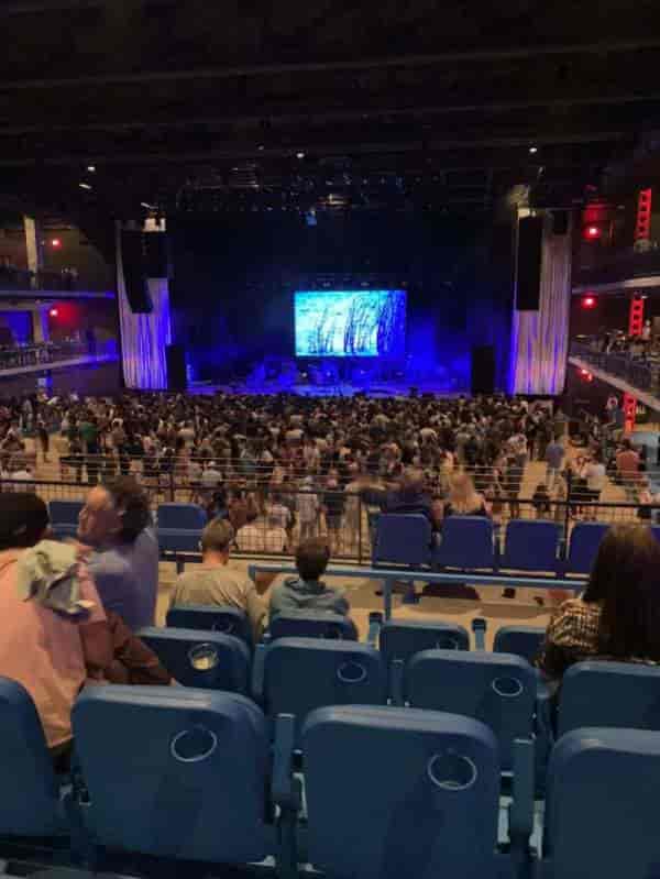 Vibrant Loge Box at 713 Music Hall, ideal for concerts and events with great acoustics.