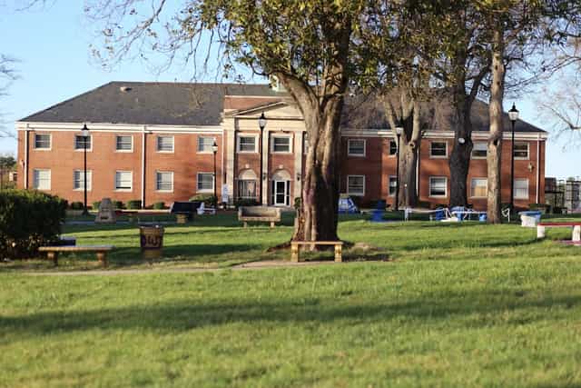 Saint Augustine's University Quadrangle - scenic venue for meetings and outdoor events.