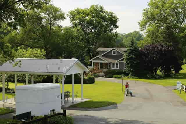 Banquet Room at Westwood Golf Club: serene outdoor venue for events and weddings.