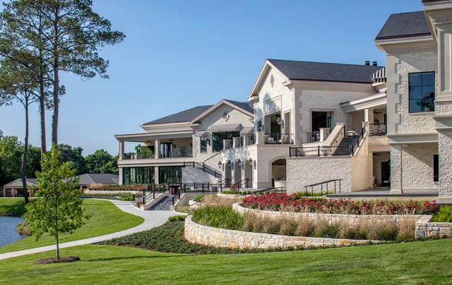 Elegant Lakeside Country Club Main Clubhouse, ideal for meetings and events.