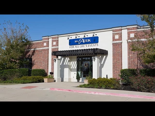 The ARK event venue in Norris Centers with welcoming entrance, ideal for weddings and corporate events.