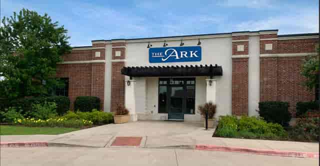 The ARK venue with brick façade, perfect for corporate events and social gatherings.