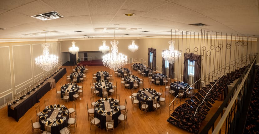 Elegant Temple Theatre at HORIZONS Conference Center, ideal for corporate events and galas.