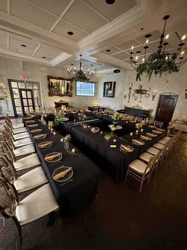 Indoor Venetian Reception Ballroom