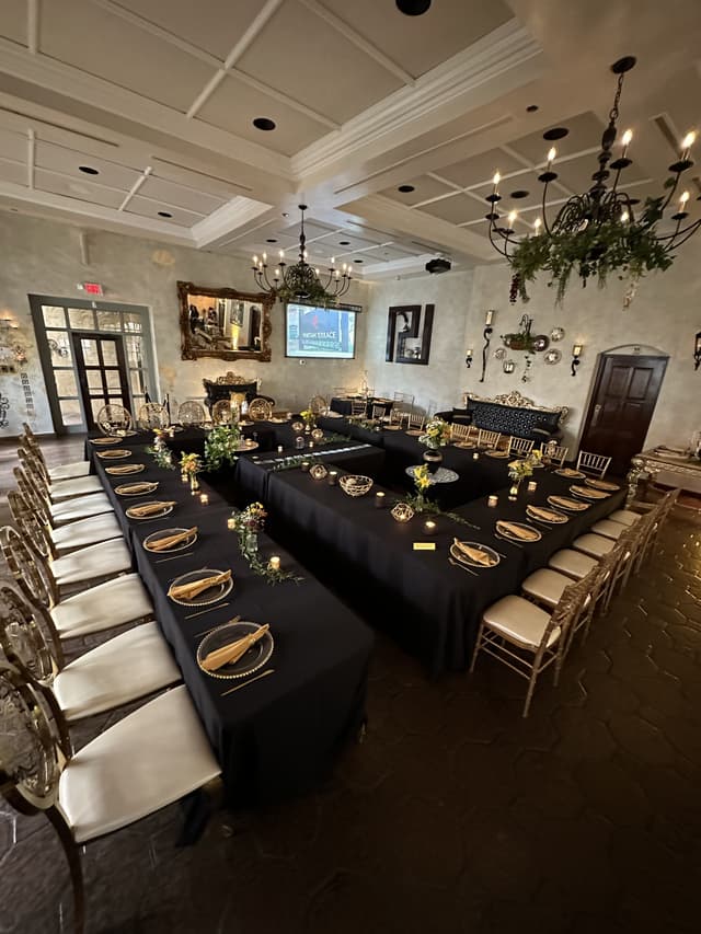 Indoor Venetian Reception Ballroom