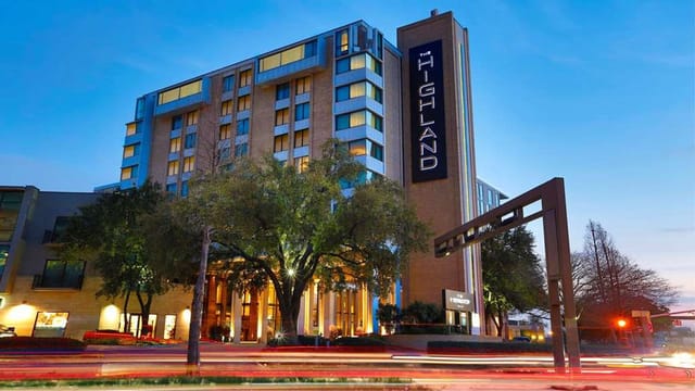 Opus Grand Ballroom at The Highland Dallas, modern venue for conferences and events.
