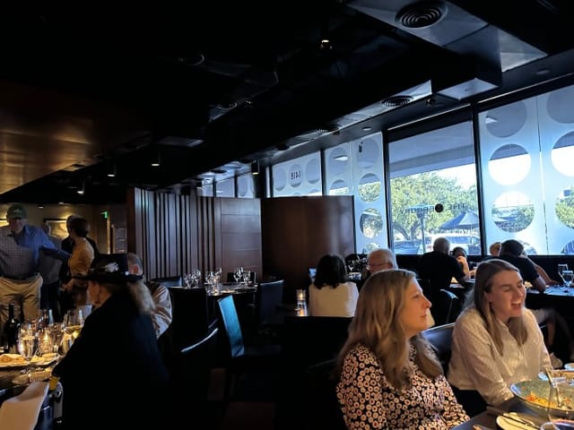 Sophisticated dining venue at The Mercury Dallas for corporate events and private parties.