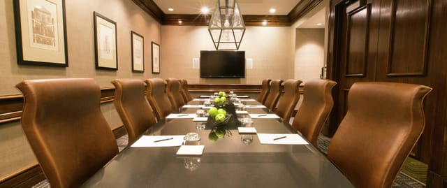 Ballroom at Hilton Dallas/Park Cities, sleek conference room for corporate events