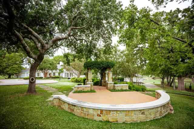 Gazebo at Richardson Woman's Club, a serene venue for weddings and events.
