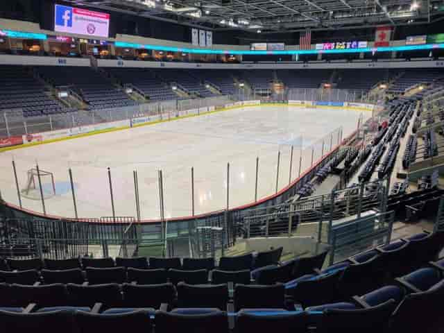 Full House Seated Floor at Credit Union of Texas Event Center for corporate events and sports.