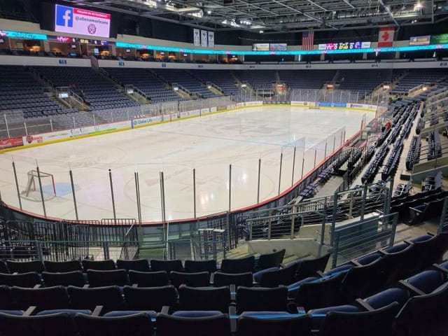 Full House Seated Floor at Credit Union of Texas Event Center for corporate events and sports.