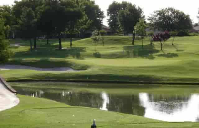 Golf course at Dallas Athletic Club, serene landscape, perfect for corporate retreats and events.