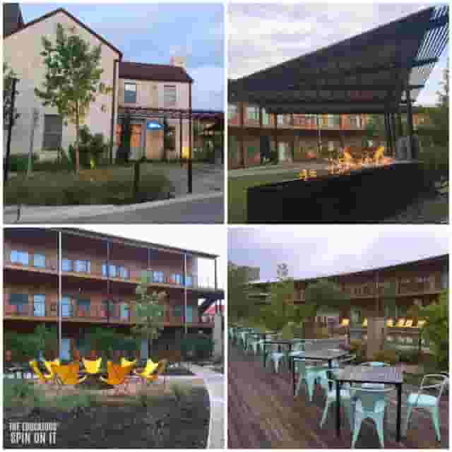 Outdoor courtyard