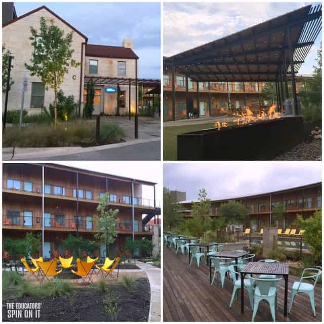 Outdoor courtyard