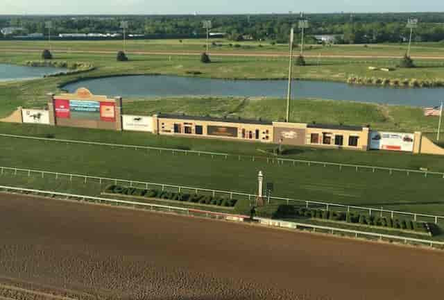 Spacious Lone Star Park courtyard venue for outdoor events and corporate functions.