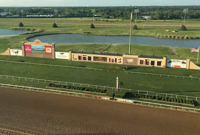 Spacious Lone Star Park courtyard venue for outdoor events and corporate functions.