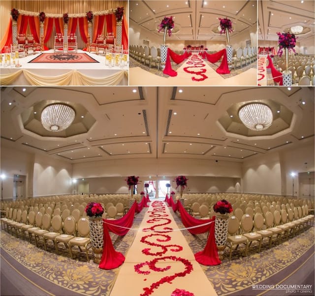 Elegant ballroom at The Fairmont San Jose, perfect for weddings and formal events.