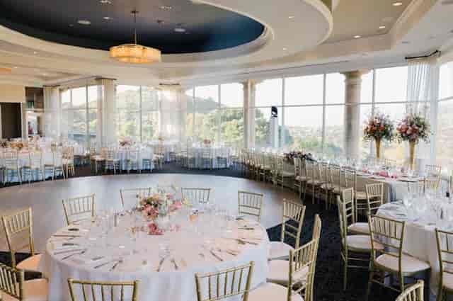 Elegant event space at Silver Creek Valley Country Club, perfect for weddings and gatherings.