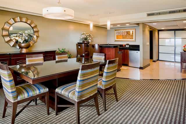 Conference Room at DoubleTree by Hilton San Jose, stylish setup for meetings and events.