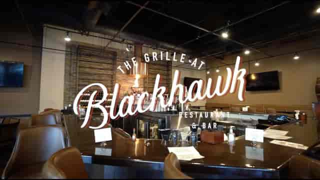 Modern restaurant bar at The Grille, perfect for informal meetings and events.