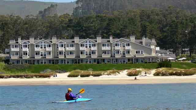 Ocean Terrace Room at Beach House Hotel: serene waterfront ideal for retreats and team-building.
