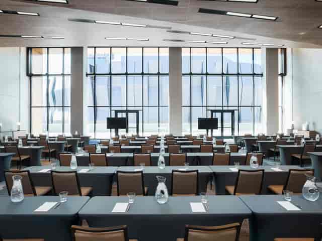 Maple Suite conference room at Kimpton Sawyer Hotel, bright space for events and presentations.