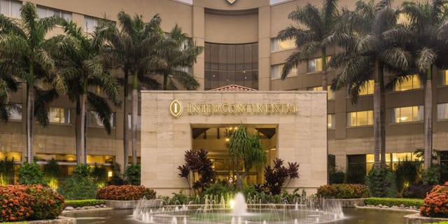 InterContinental Costa Rica hotel facade, ideal for corporate events and meetings.